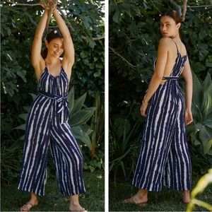 Anthropologie The Mason Tie-Front Jumpsuit